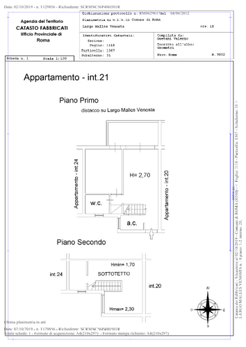 trilocale in vendita Roma in € 190.000 EUR